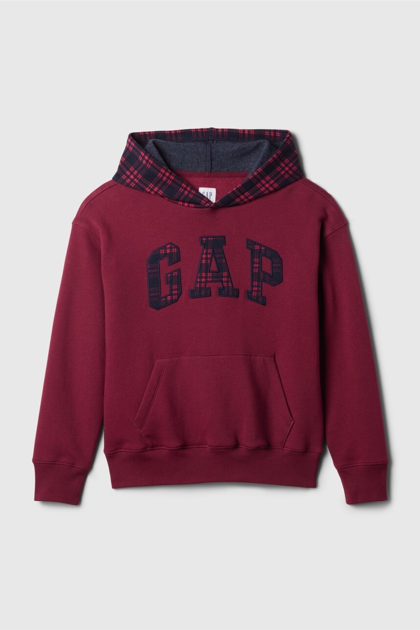 Buzo Canguro Logo Gap Niño Red Delicious