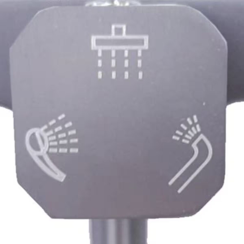 Barral de ducha Monocomando Exterior con transferencia Celtic Grafito Barral De Ducha Monocomando Exterior Con Transferencia Celtic Grafito