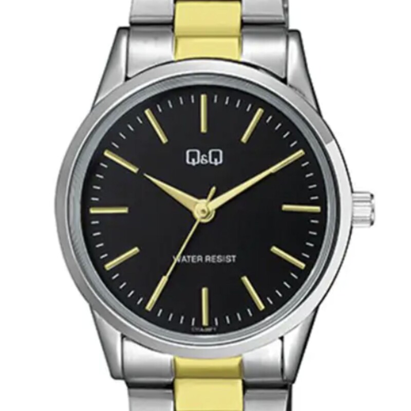 Reloj Análogo Q&Q Resistente al agua Mujer – Dorado Plateado Reloj Análogo Q&Q Resistente al agua Mujer – Dorado Plateado