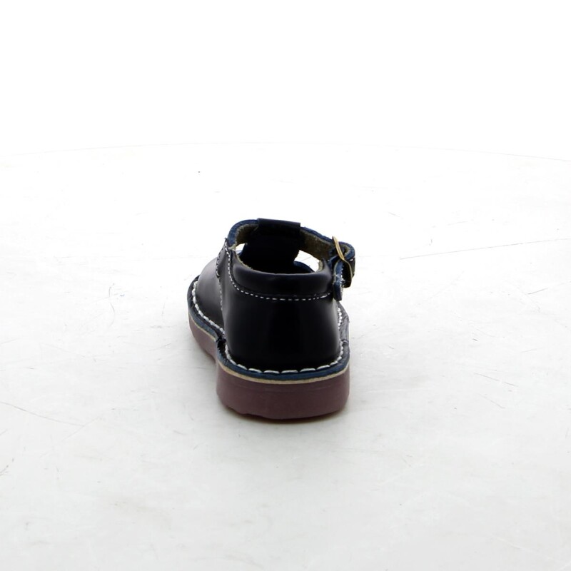 Country Guille Cap Lisa Cuero C/flor S/vibran Azul