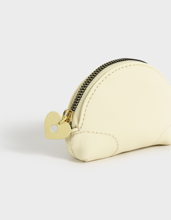 Monederos Sport Monedero Corazón - Amarillo Claro