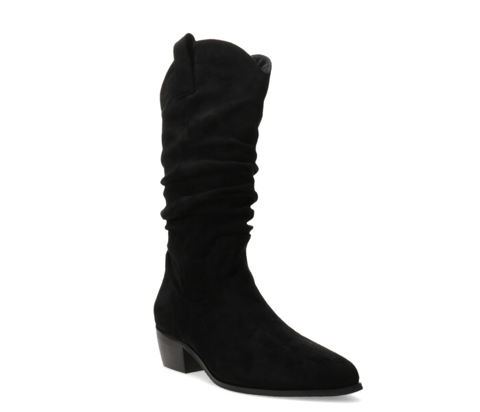 Botas DEGREE Bucaneras arrugadas Black