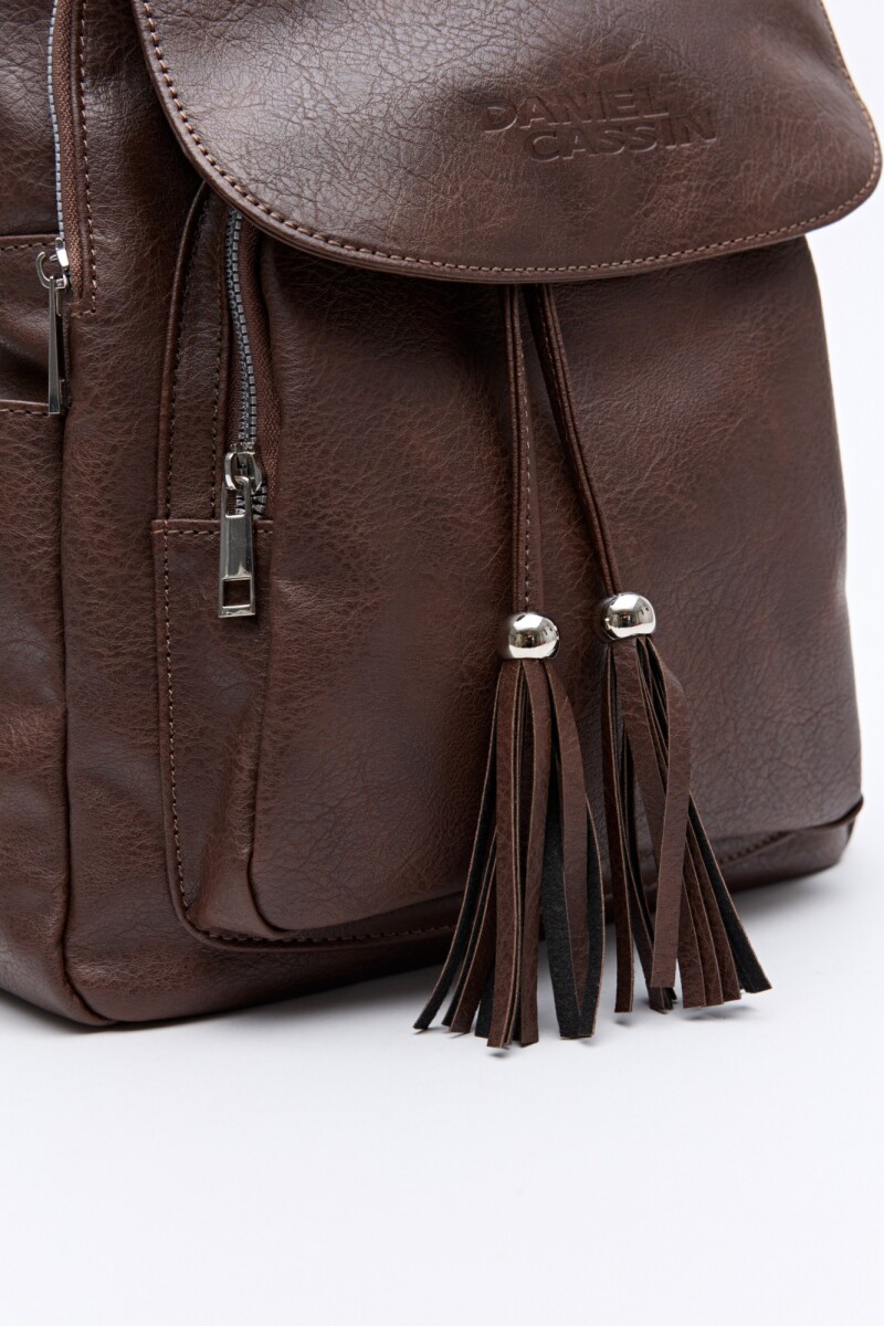 MOCHILA TULIPA Chocolate