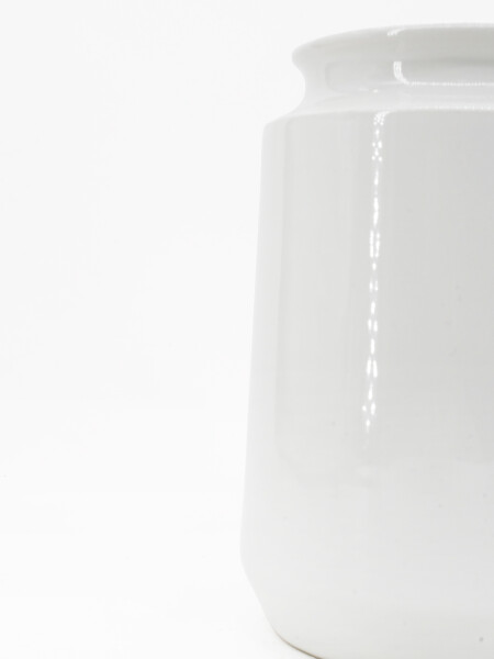 FLORERO CERAMICA OFF WHITE (12) OFF WHITE