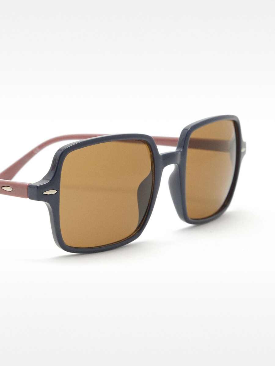 Gafas De Sol Cuadradas azul-marino