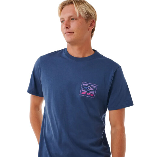 Remera Rip Curl Throwback - Azul Remera Rip Curl Throwback - Azul