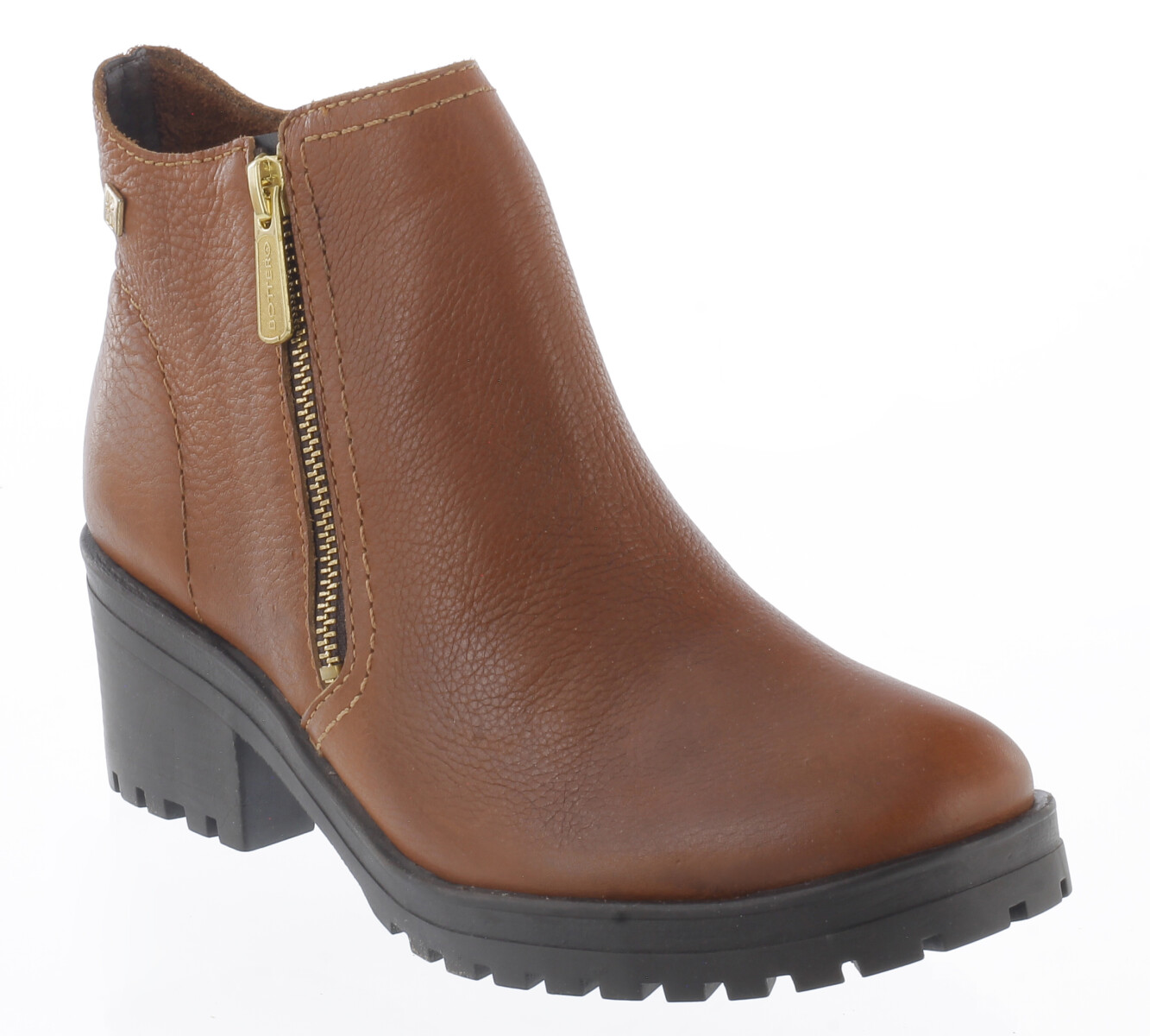 Botas de Mujer Bottero con cierre - Marrón Coñac 