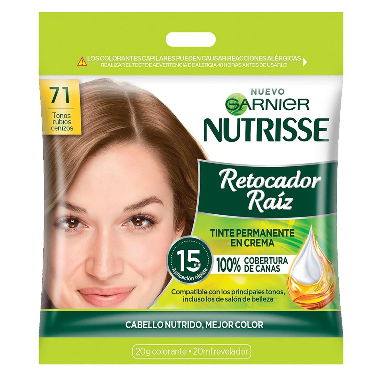 Tinta Garnier Nutrisse Retocado de Raíz N°71 20ml 