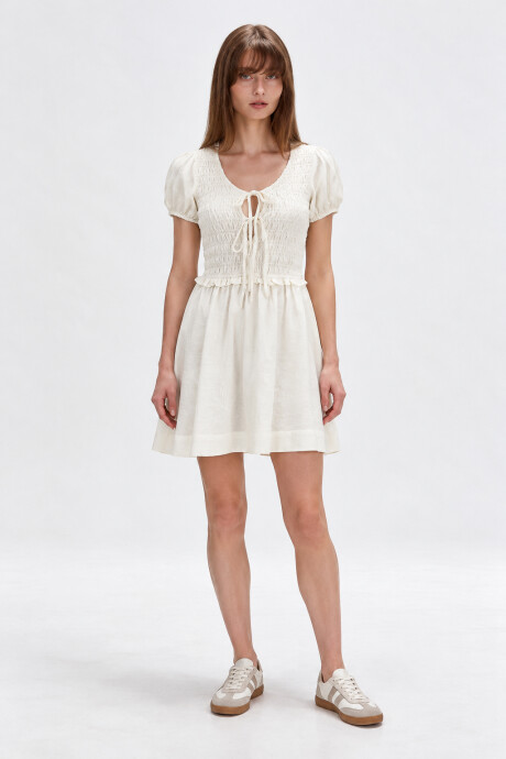 Vestido Lacare Marfil / Off White