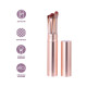 Brocha para ojos con estuche 5pcs dorado
