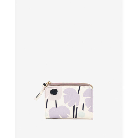 Billetera Horizontal Estampado Flores
