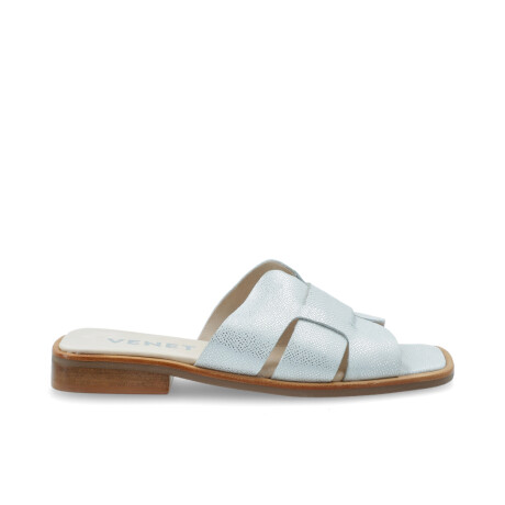 SANDALIAS CUERO GRANGER PLATEADO