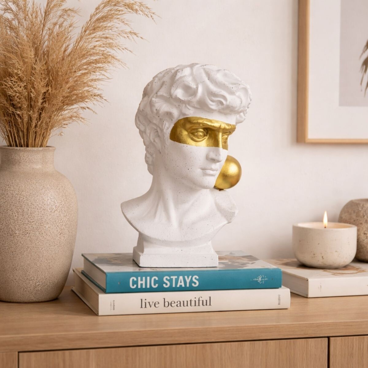 ESCULTURA BUST Blanco 