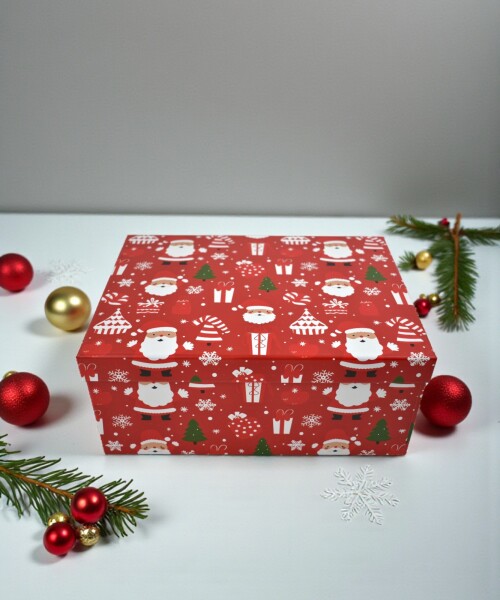 Caja Rigida Navidad 16 x 22,5 x 9,5 Diseño 3