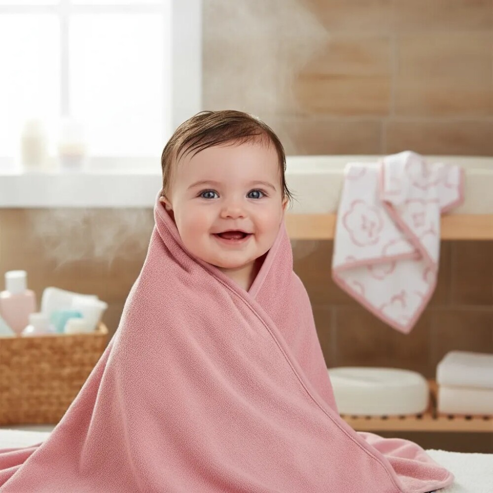 Set x2 toallas carters rosa