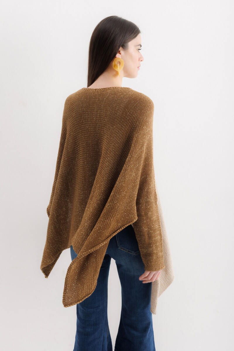 Poncho Misuna Cobre/Crudo