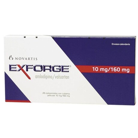 Exforge 10mg/160mg 28 Comprimidos Exforge 10mg/160mg 28 Comprimidos