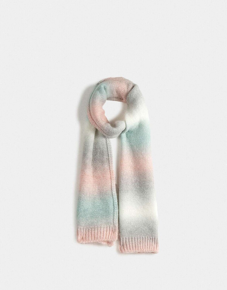 Bufanda Efecto Degradé - Combinacion Multicolor 