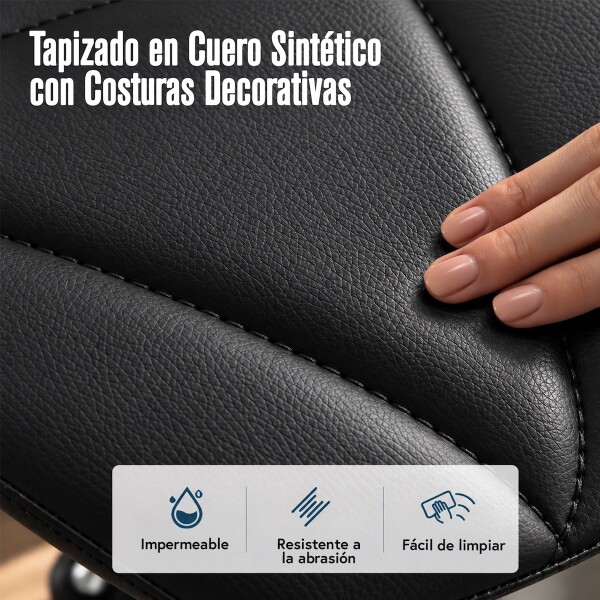 Silla Oficina Imback Escritorio Ergonomica Cuero Sintético IMBACK Color Negro Silla Oficina Imback Escritorio Ergonomica Cuero Sintético IMBACK Color Negro