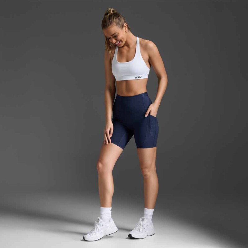 Biker Training Form Stash Hi-Rise Bike Mujer Midnight/midnight