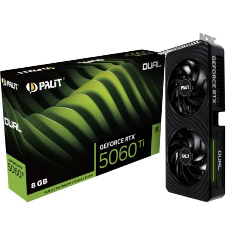Tarjeta de Video Palit Geforce Rtx 5060ti Dual 8gb Gddr7 Black