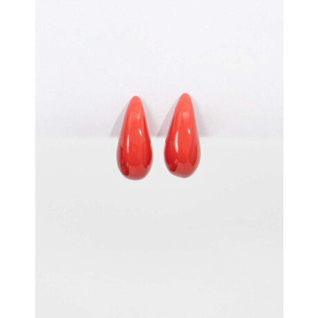 Aro Gota Corto Rojo Rojo Medio