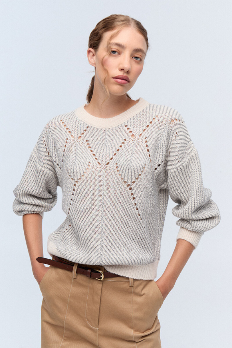 Sweater Fulgor - Crudo 
