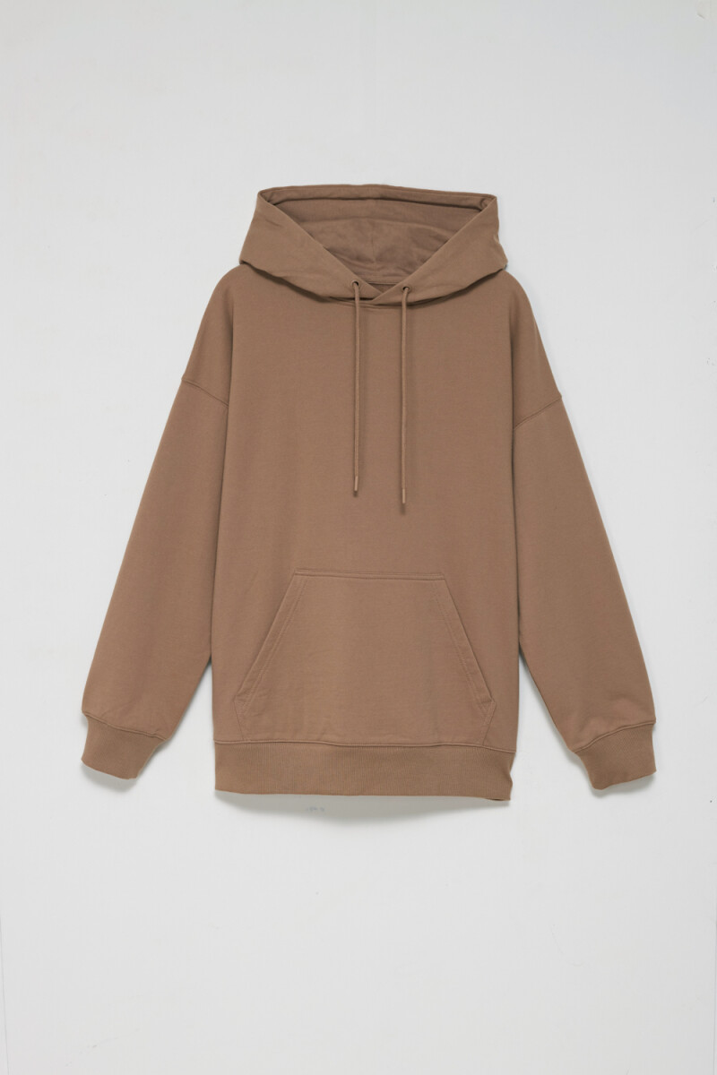 Hoodie deportivo Visón
