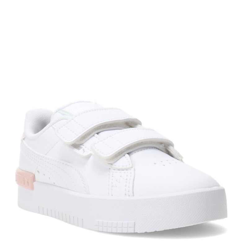 Championes Infantiles Puma Jada Holo 2.0 Blanco - Plateado