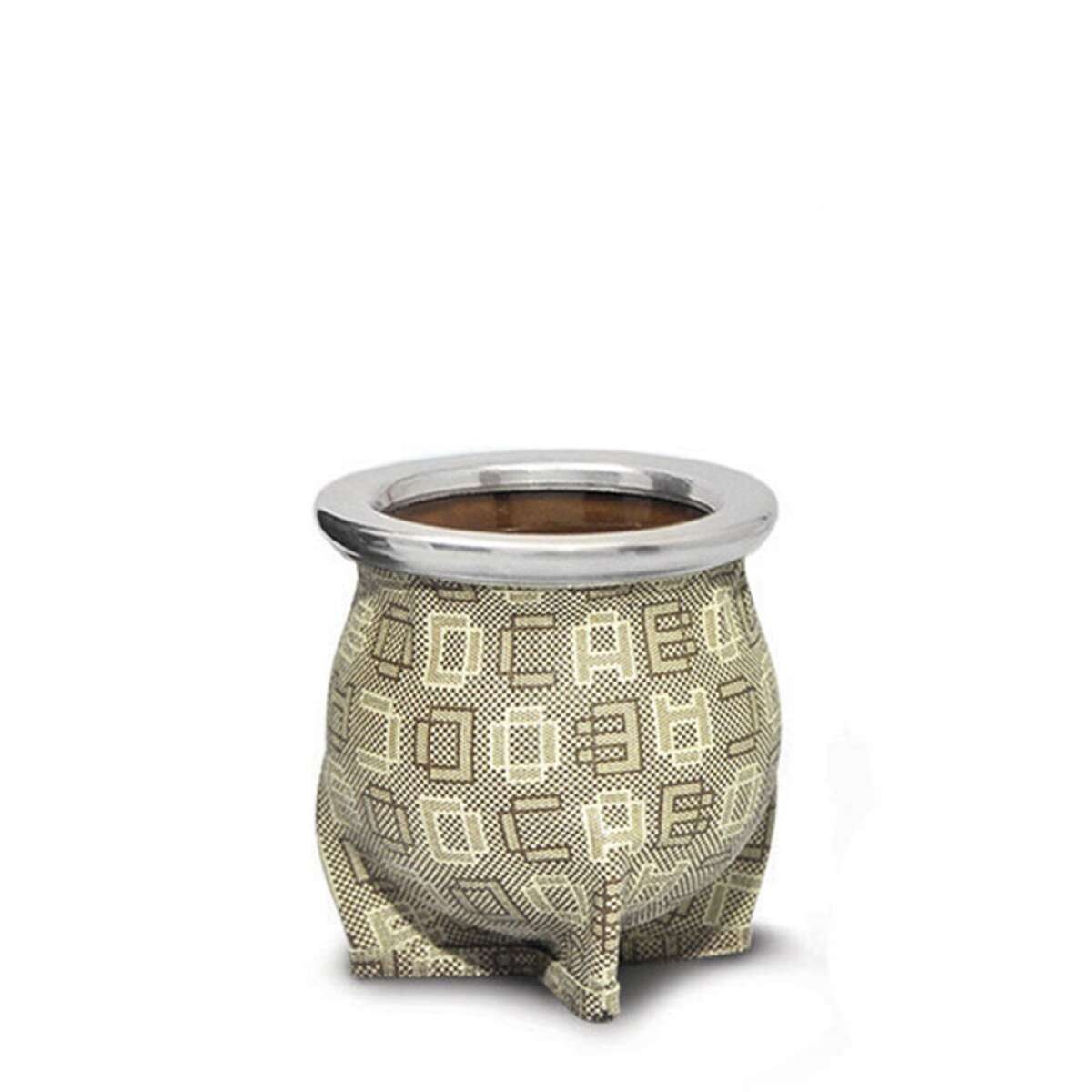 Mate de Cerámica Chico delta - Letras 