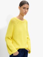 Jersey De Punto De Algodón amarillo