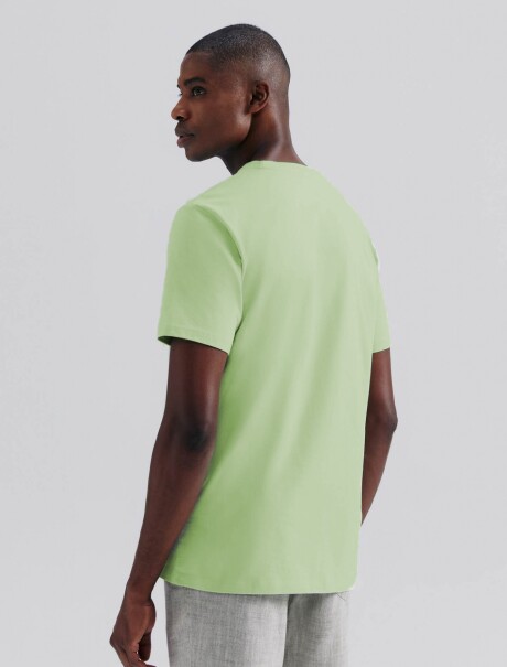CAMISETA BÁSICA MANGA CORTA VERDE
