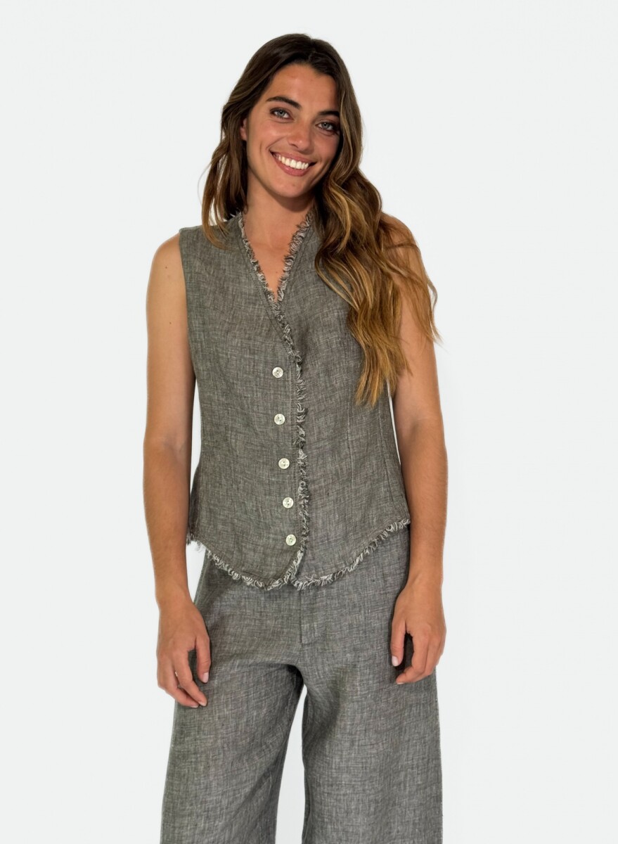 CHALECO TEODORA - GRIS 