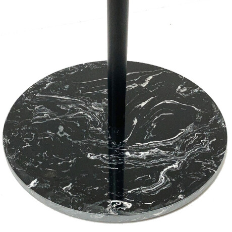 Perchero de Pie 8 Ganchos con Base de Mármol 170x32cm Negro