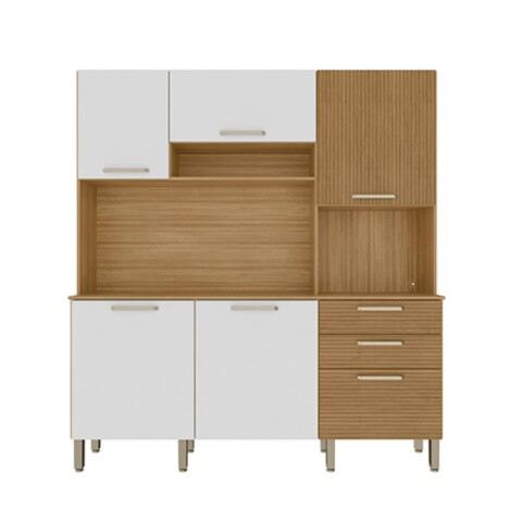 Kit Cocina Ferrara Plus Freijó / Supremo / CP Ripado Freijó Kit Cocina Ferrara Plus Freijó / Supremo / CP Ripado Freijó