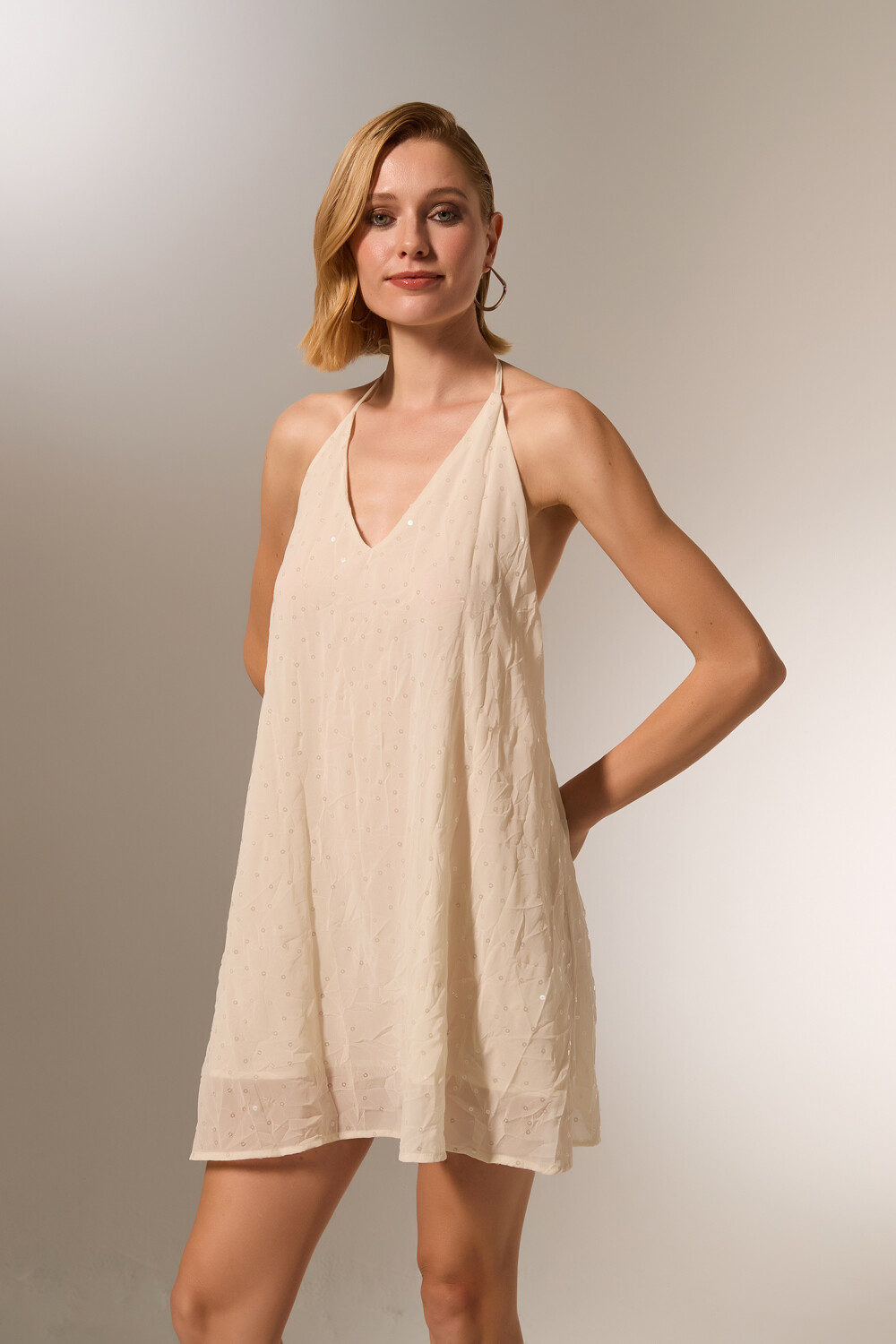 Vestido Yairali Crudo / Natural