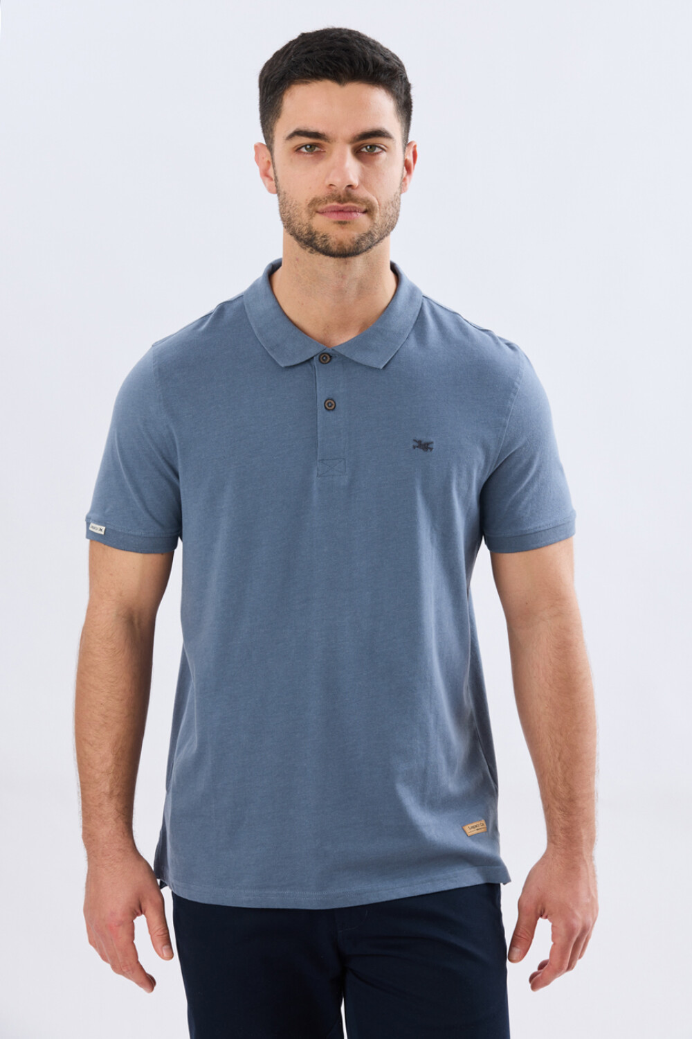 REMERA POLO LISA JERSEY Piedra