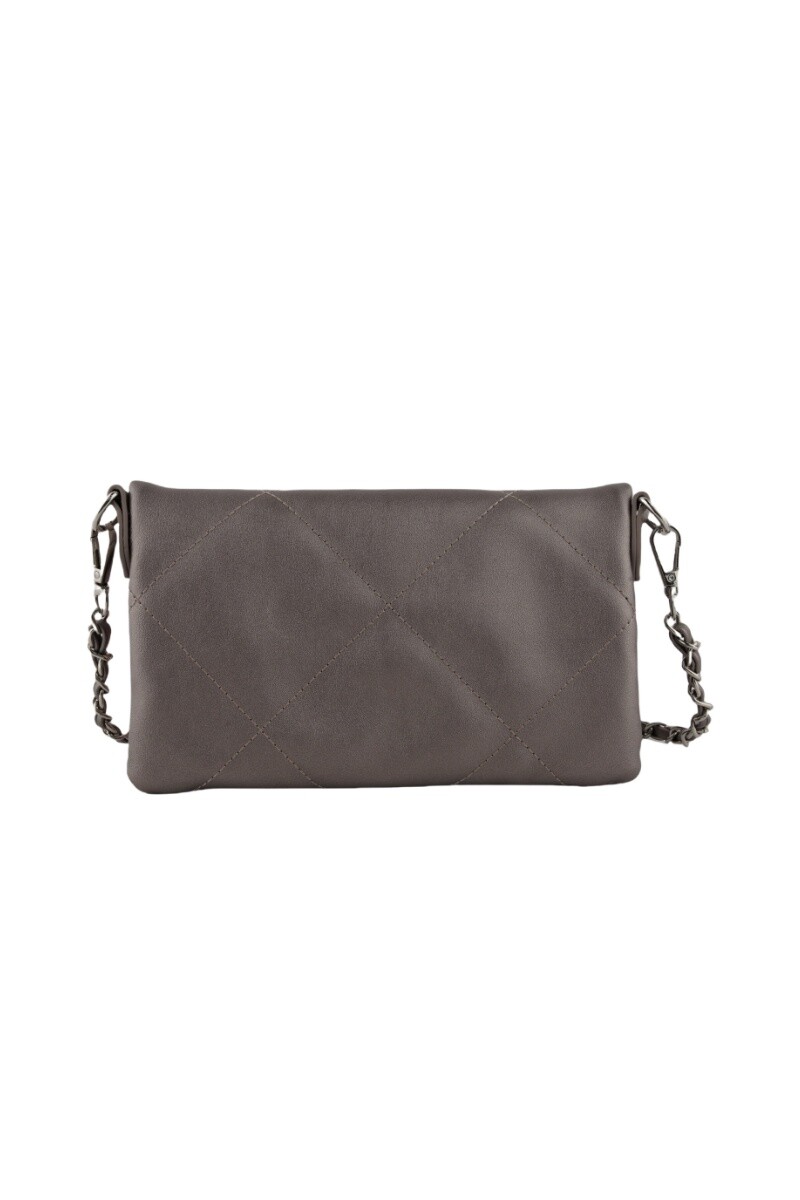 Cartera Las Oreiro Gris oscuro
