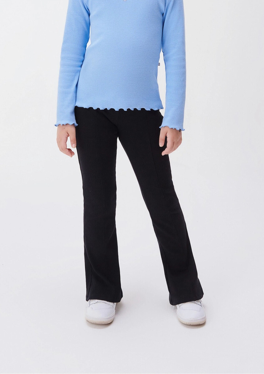 CALZA INFANTIL MODELO FLARE - NEGRO 