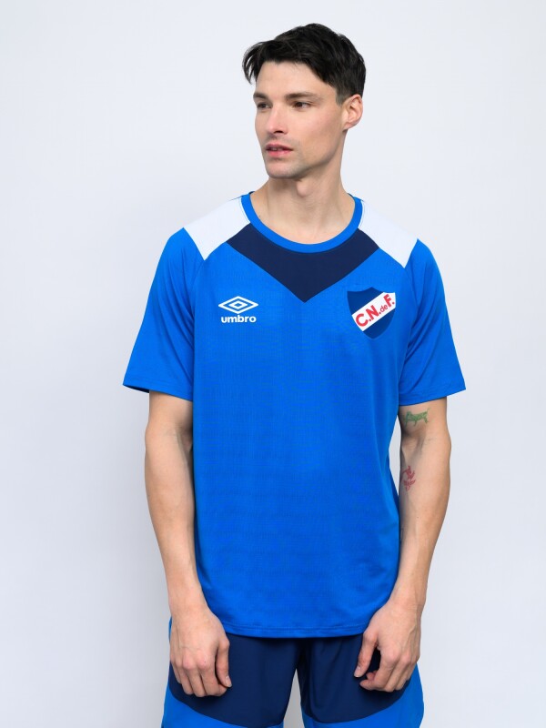 REMERA ORYN Nacional Hombre Azul Royal, Azul Marino, Blanco