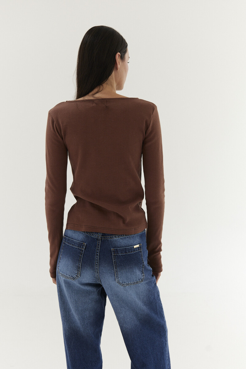 Remera Bree Marron