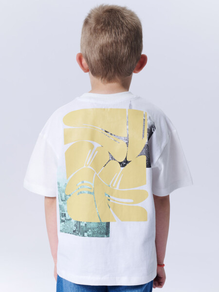Remera algodón Fotos Blanco