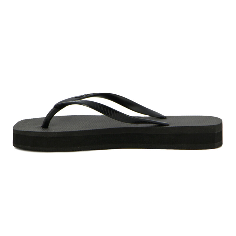 Tropical Brasil Ojota Quadradiha Flattaform De Mujer - Negro Negro