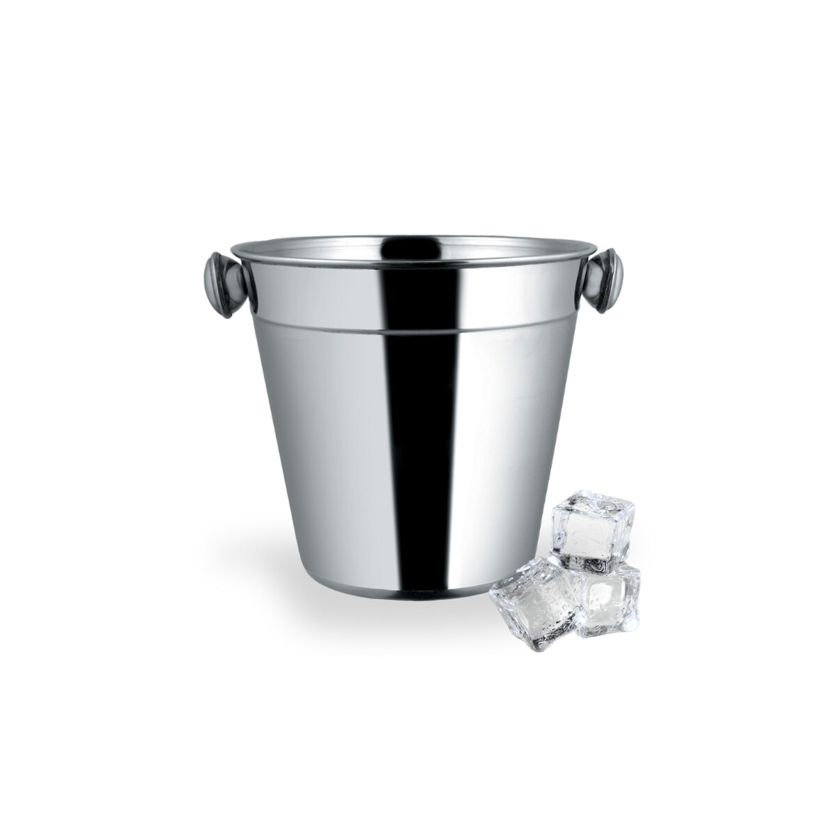 Balde para Hielo de Acero Inoxidable 13 cm 