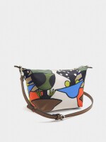 Bolso De Hombro De Nylon Con Pendiente multicolor