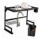 Set Utensilios Cocina 19Pz + Escurridor Ac.Inox Sobre Mesada Negro