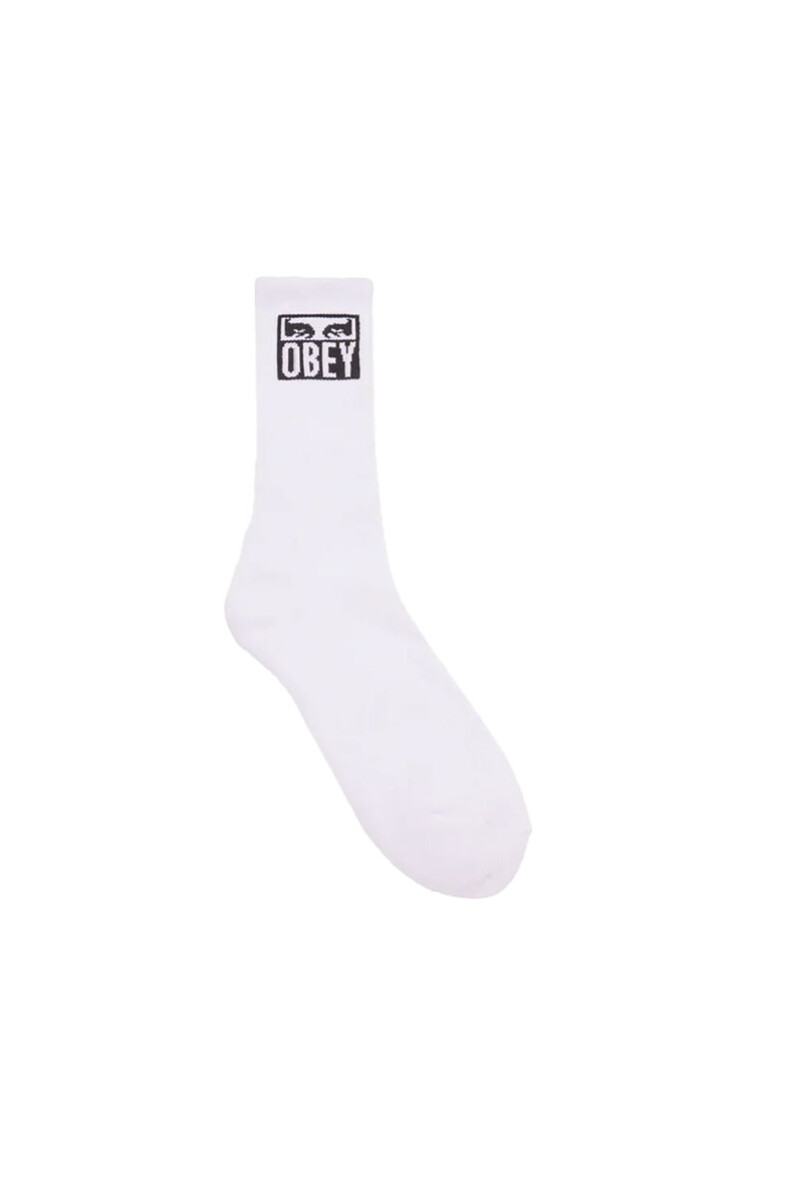 OBEY EYES ICON SOCKS Blanco