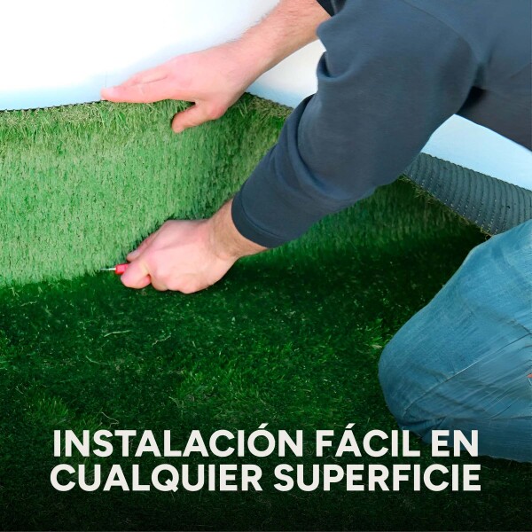Césped Sintético 1 M2 Pasto Artificial Rollo Decoración Variante verde
