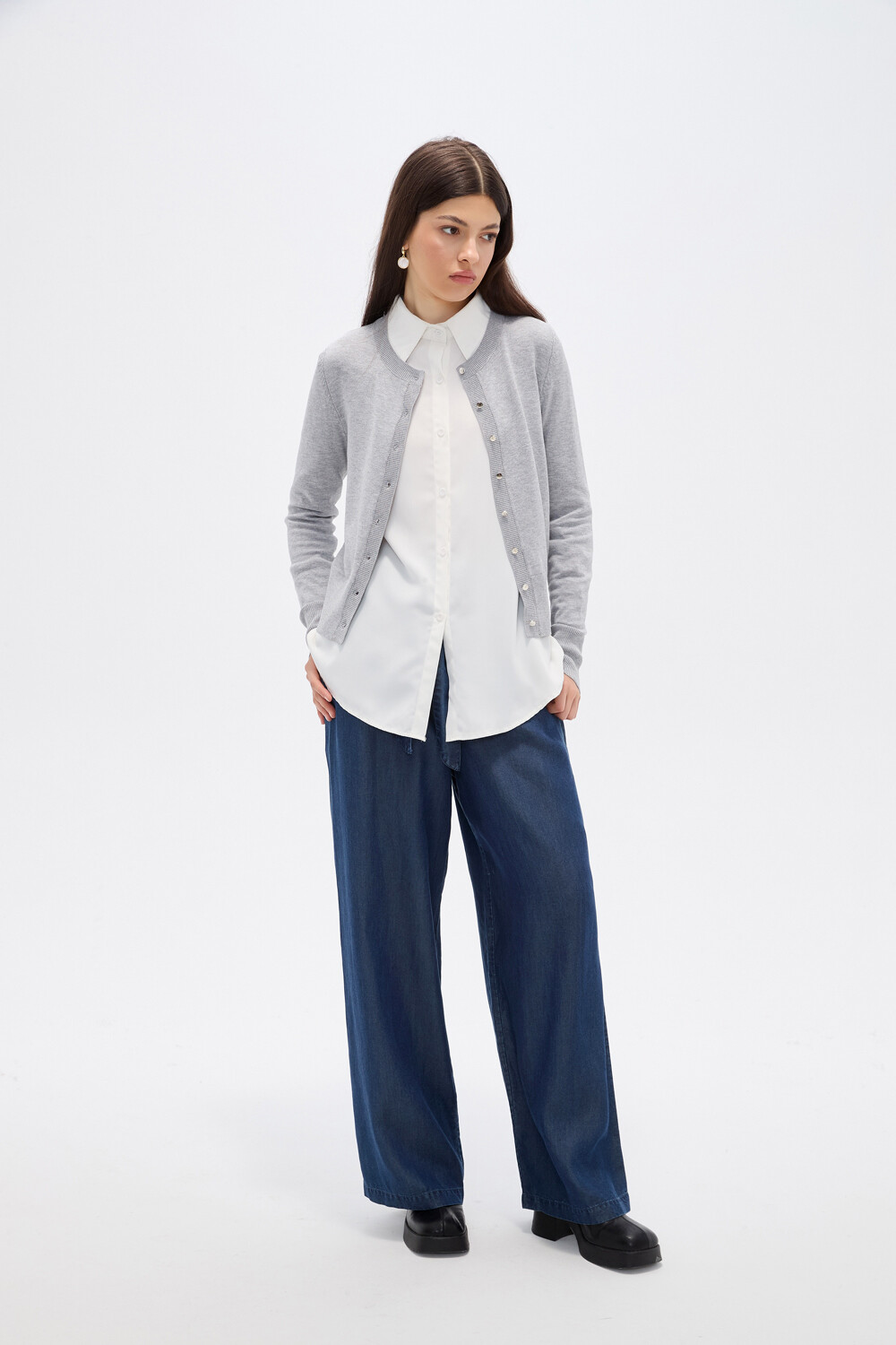 Saco Sylven Gris Melange Medio