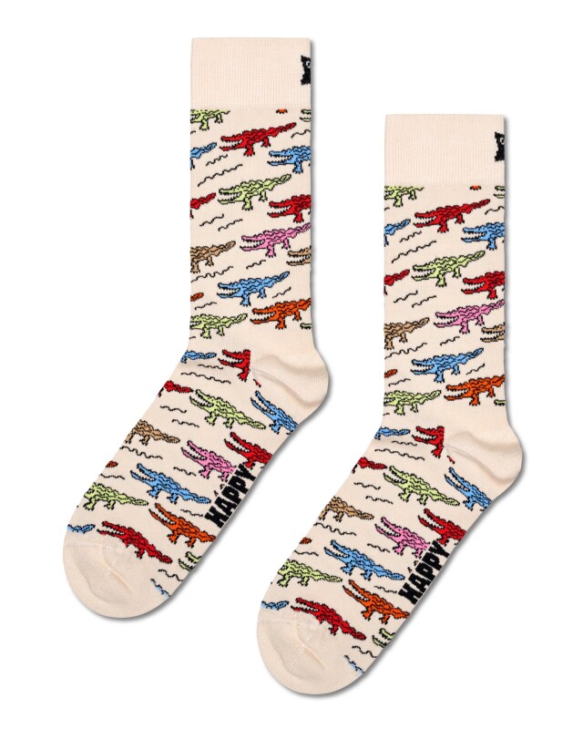 Happy Socks Medias - Beige Crocodile Happy Socks Medias - Beige Crocodile